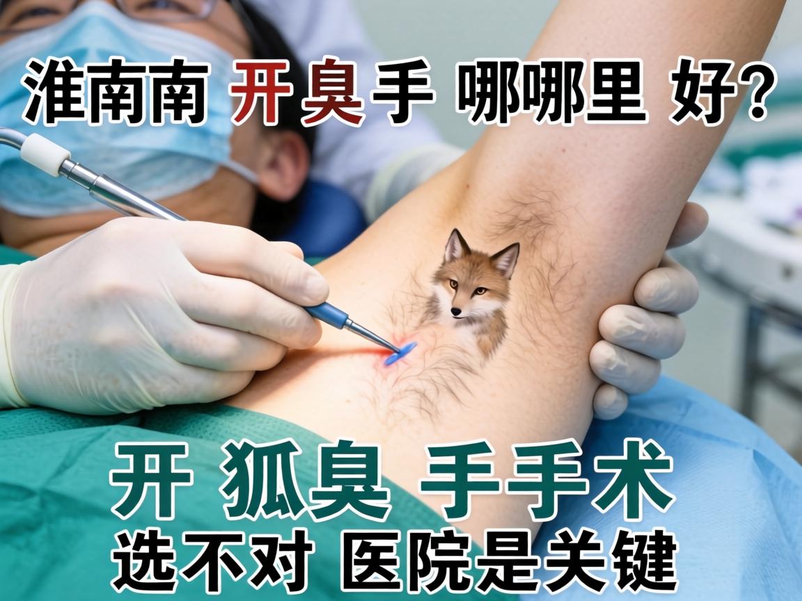 淮南开狐臭手术哪里好？开狐臭手术选对医院是关键