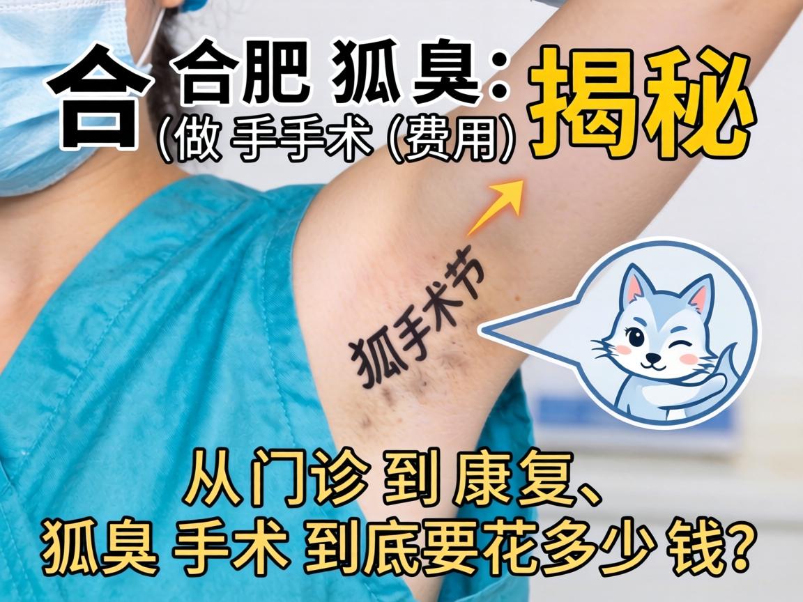 合肥狐臭做手术费用揭秘,从门诊到康复,狐臭手术到底要花多少钱? 合肥狐臭做手术费用揭秘,从门诊到康复,狐臭手术到底要花多少钱?