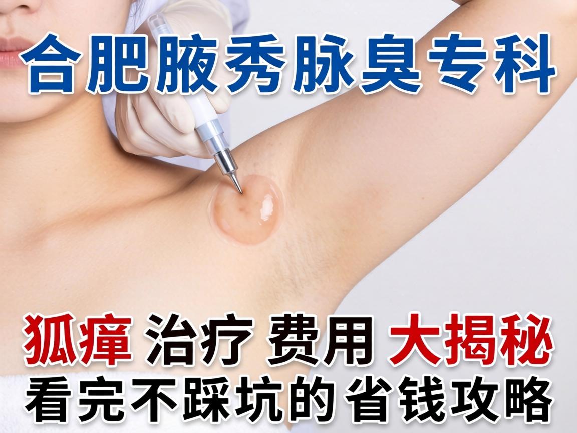 合肥腋秀腋臭专科,狐臭治疗费用大揭秘,看完不踩坑的省钱攻略 合肥腋秀腋臭专科,狐臭治疗费用大揭秘,看完不踩坑的省钱攻略