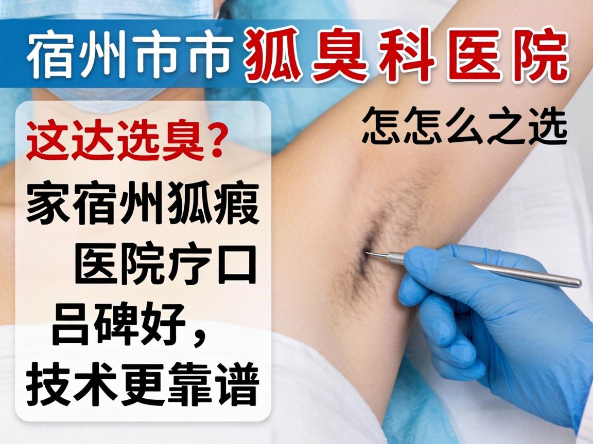 宿州市狐臭科医院怎么选?这家宿州狐臭医院口碑好,技术更靠谱 宿州市狐臭科医院怎么选?这家宿州狐臭医院口碑好,技术更靠谱