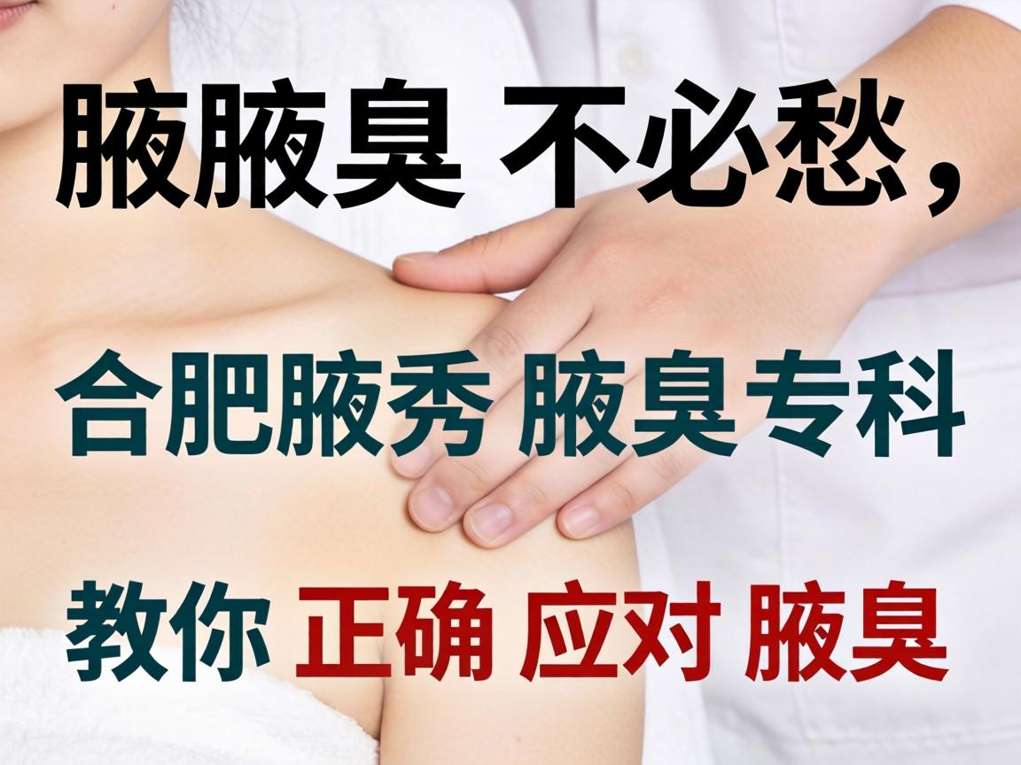 腋臭不必愁，合肥腋秀腋臭专科教你正确应对腋臭