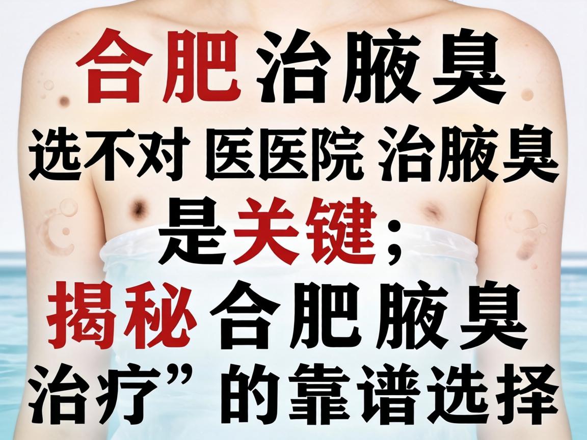合肥治腋臭,选对医院治腋臭是关键,揭秘合肥腋臭治疗的靠谱选择 合肥治腋臭,选对医院治腋臭是关键,揭秘合肥腋臭治疗的靠谱选择