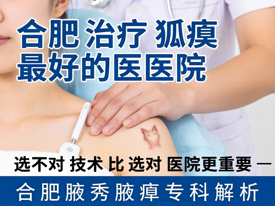 合肥治疗狐臭最好的医院,选对技术比选对医院更重要—合肥腋秀腋臭专科解析 合肥治疗狐臭最好的医院,选对技术比选对医院更重要—合肥腋秀腋臭专科解析
