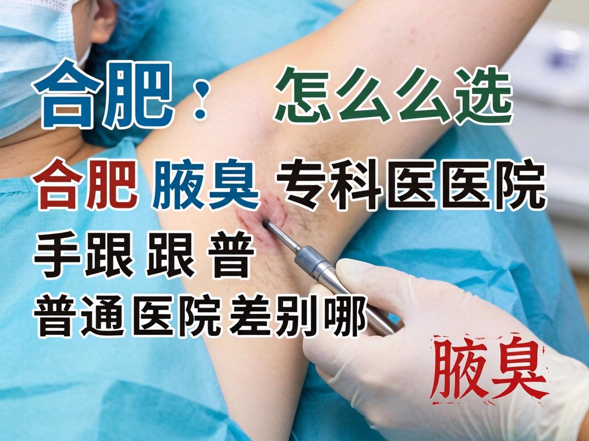 合肥腋臭手术医院怎么选?合肥腋臭专科医院跟普通医院差在哪? 合肥腋臭手术医院怎么选?合肥腋臭专科医院跟普通医院差在哪?