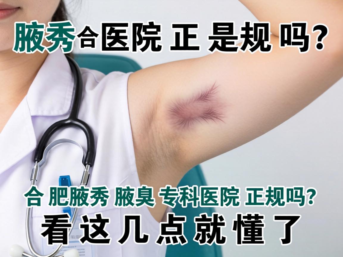 腋秀医院正规吗?合肥腋秀腋臭专科医院正规吗?看这几点就懂了 腋秀医院正规吗?合肥腋秀腋臭专科医院正规吗?看这几点就懂了