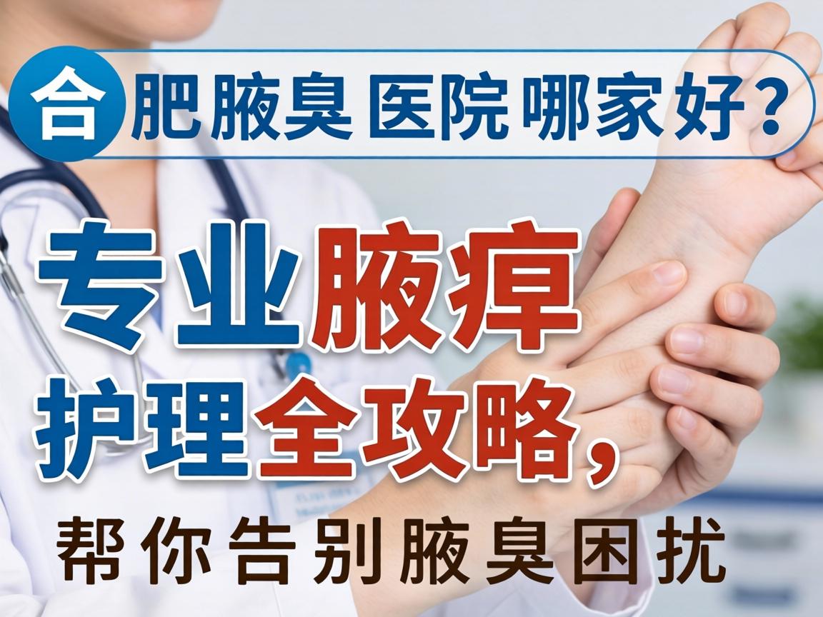 合肥腋臭医院哪家好？专业腋臭护理全攻略，帮你告别腋臭困扰