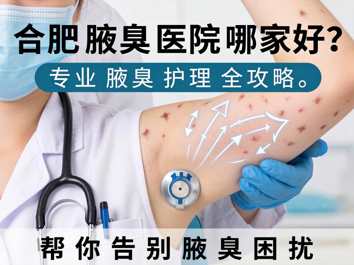 合肥腋臭医院哪家好？专业腋臭护理全攻略，帮你告别腋臭困扰