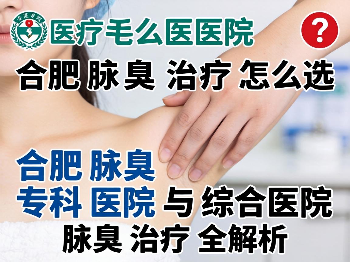 合肥腋臭治疗医院怎么选？合肥腋臭专科医院与综合医院腋臭治疗全解析