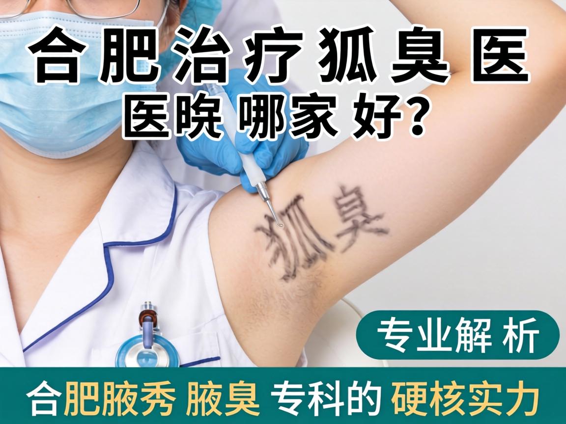 合肥治疗狐臭医院哪家好？专业解析合肥腋秀腋臭专科的硬核实力