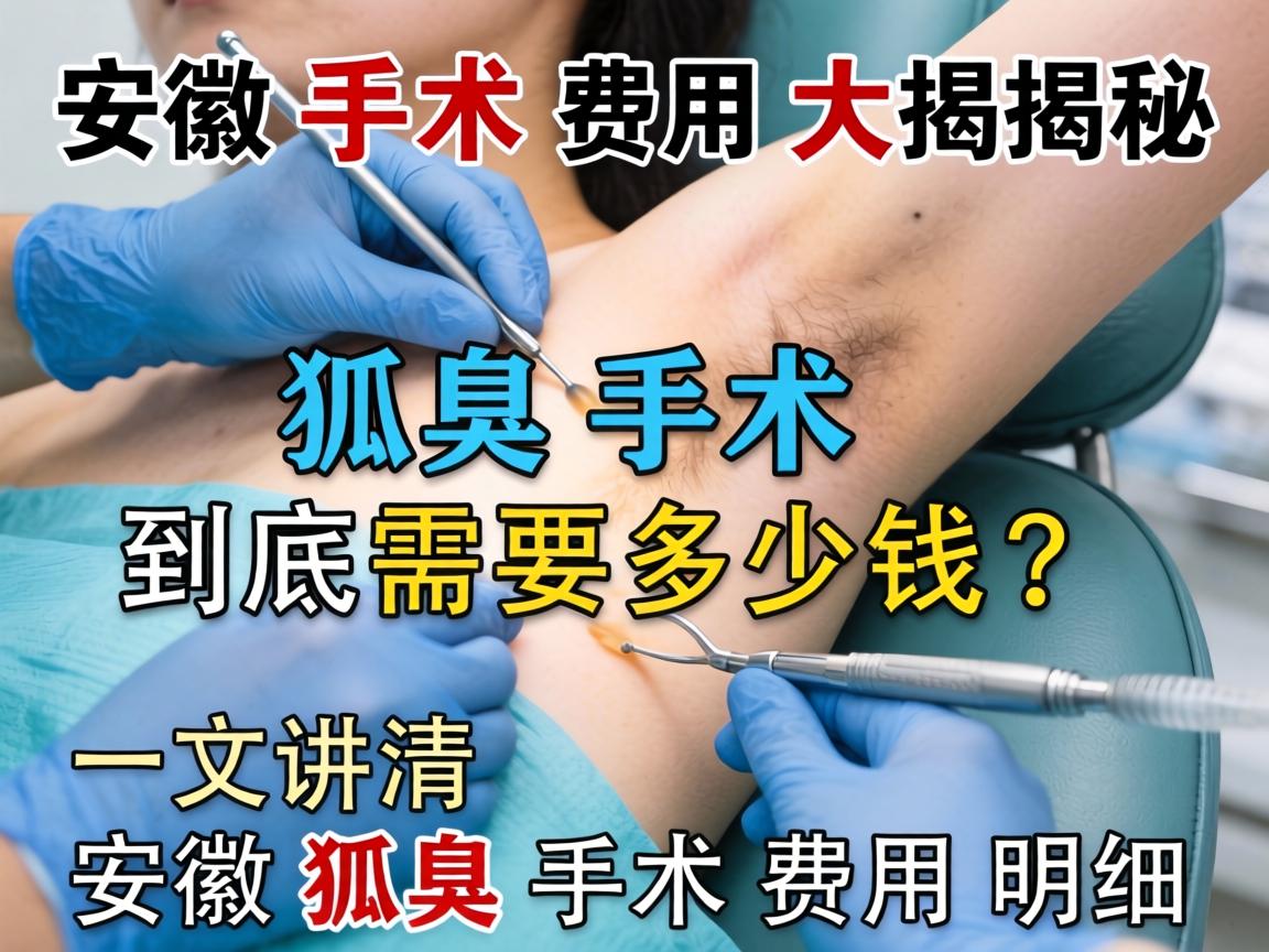 安徽狐臭手术费用大揭秘，狐臭手术到底需要多少钱？一文讲清安徽狐臭手术费用明细
