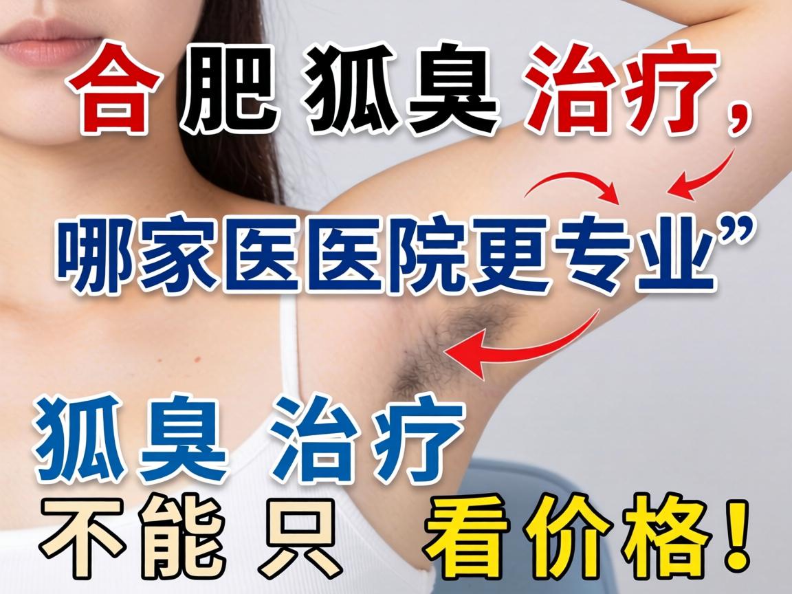 合肥狐臭治疗，哪家医院更专业？狐臭治疗不能只看价格！