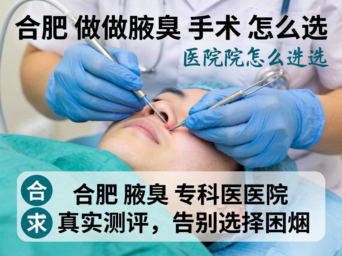 合肥做腋臭手术医院怎么选?合肥腋臭专科医院真实测评,告别选择困难 合肥做腋臭手术医院怎么选?合肥腋臭专科医院真实测评,告别选择困难