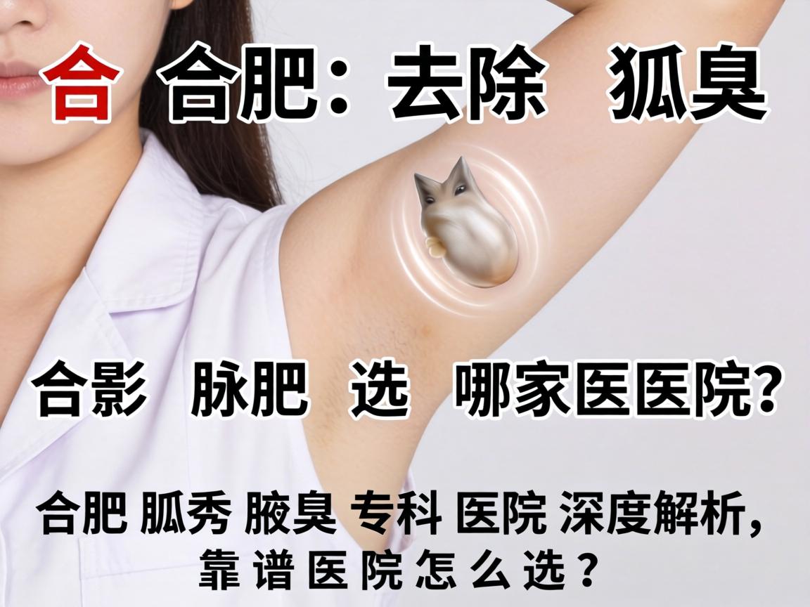合肥去除狐臭选哪家医院？合肥腋秀腋臭专科医院深度解析，靠谱医院怎么选？