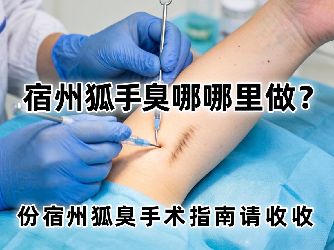 宿州狐臭手术哪里做？这份宿州狐臭手术指南请收好