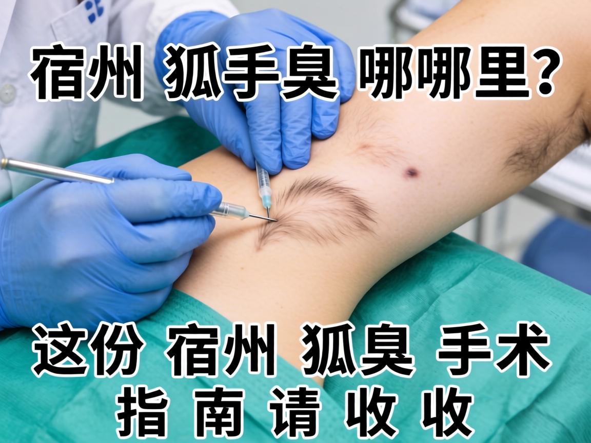 宿州狐臭手术哪里做？这份宿州狐臭手术指南请收好