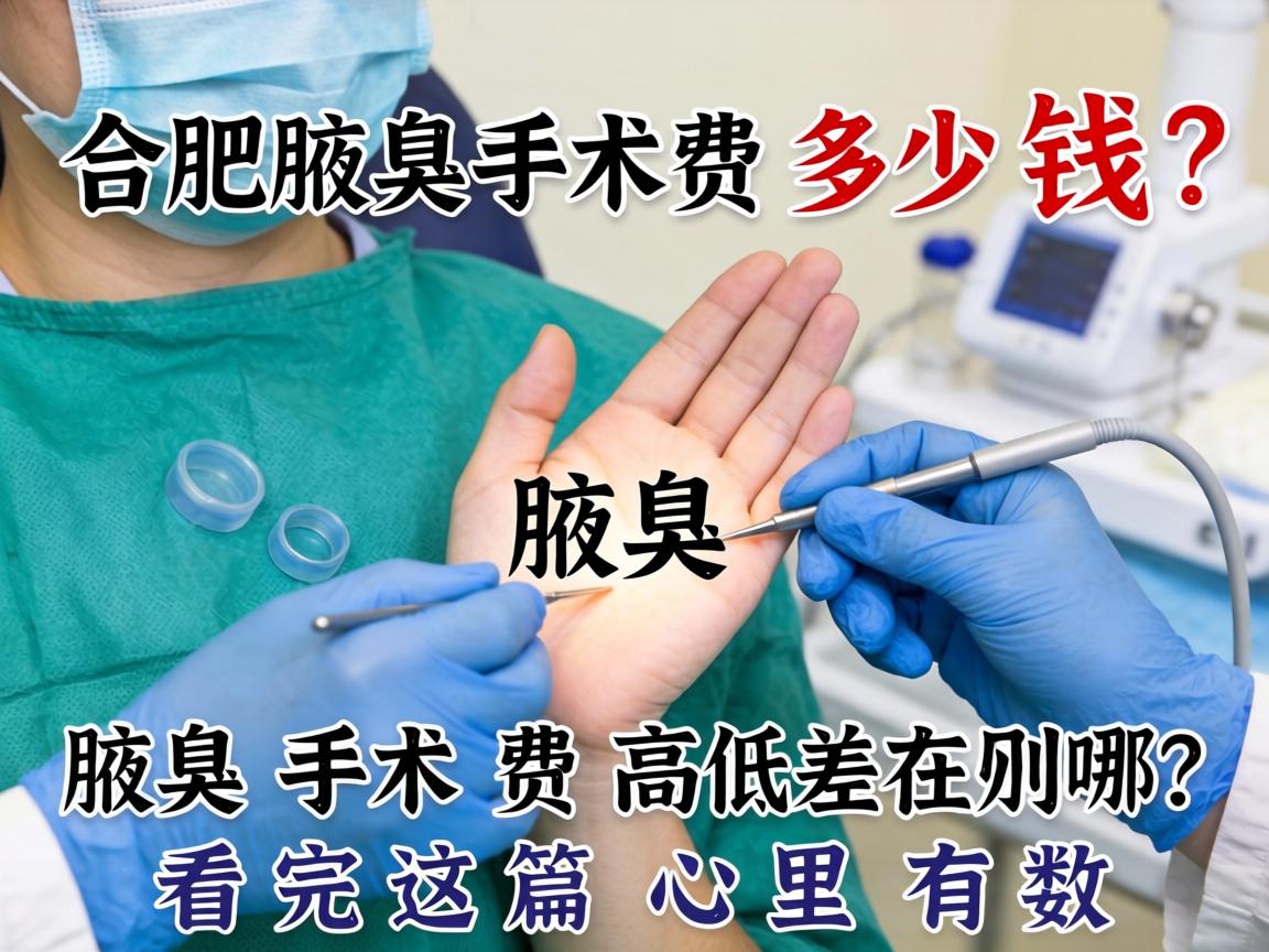 合肥腋臭手术费多少钱?腋臭手术费高低差在哪?看完这篇心里有数 合肥腋臭手术费多少钱?腋臭手术费高低差在哪?看完这篇心里有数