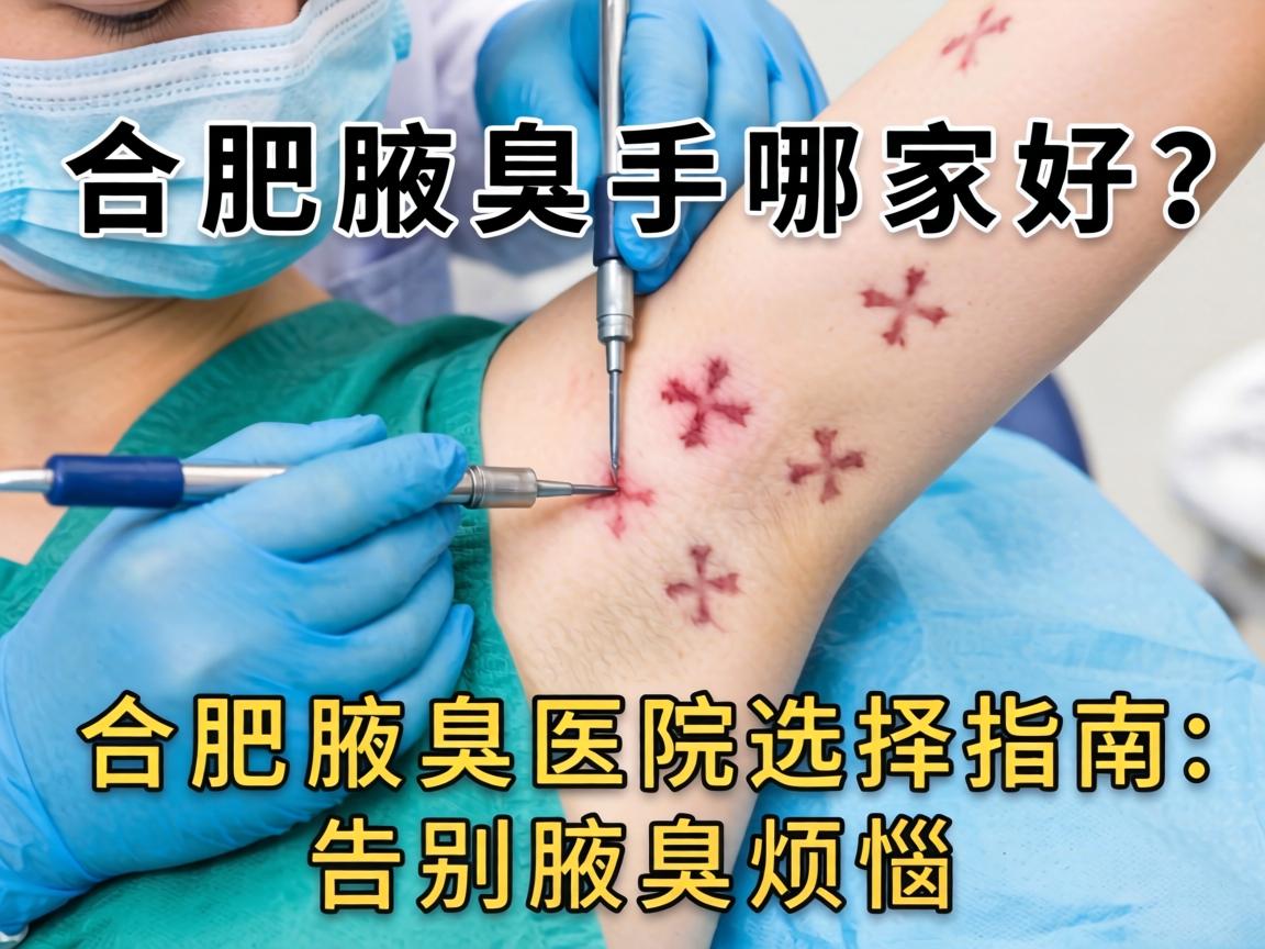 合肥腋臭手术哪家好？合肥腋臭医院选择指南，告别腋臭烦恼
