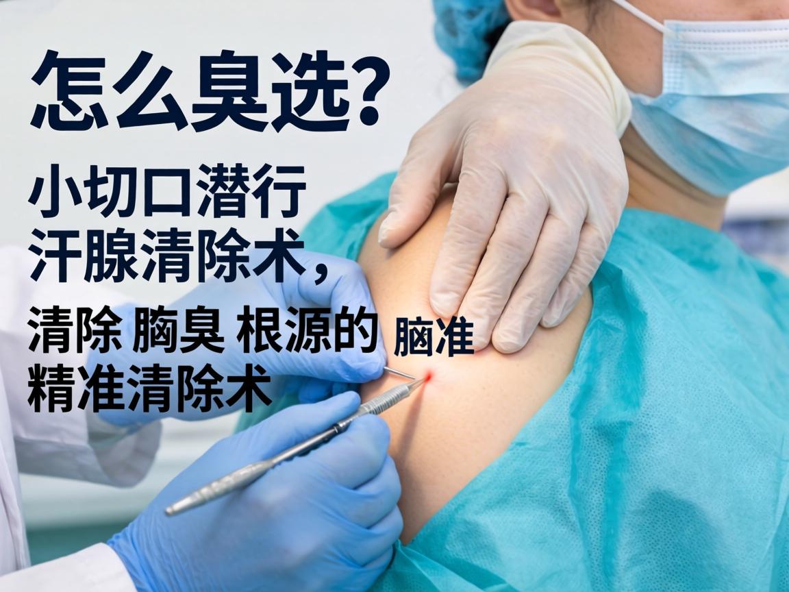 腋臭手术怎么选?小切口潜行汗腺清除术,清除腋臭根源的精准清除术 腋臭手术怎么选?小切口潜行汗腺清除术,清除腋臭根源的精准清除术