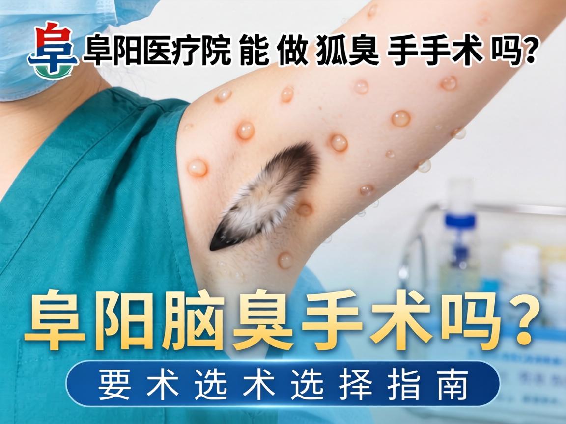 阜阳医院能做狐臭手术吗?阜阳腋臭手术选择指南 阜阳医院能做狐臭手术吗?阜阳腋臭手术选择指南
