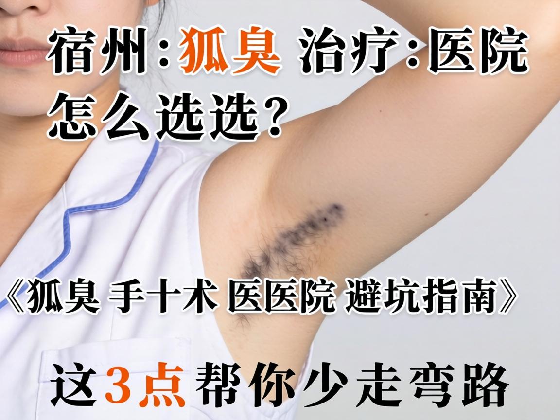 宿州狐臭治疗医院怎么选?狐臭手术医院避坑指南,这3点帮你少走弯路 宿州狐臭治疗医院怎么选?狐臭手术医院避坑指南,这3点帮你少走弯路