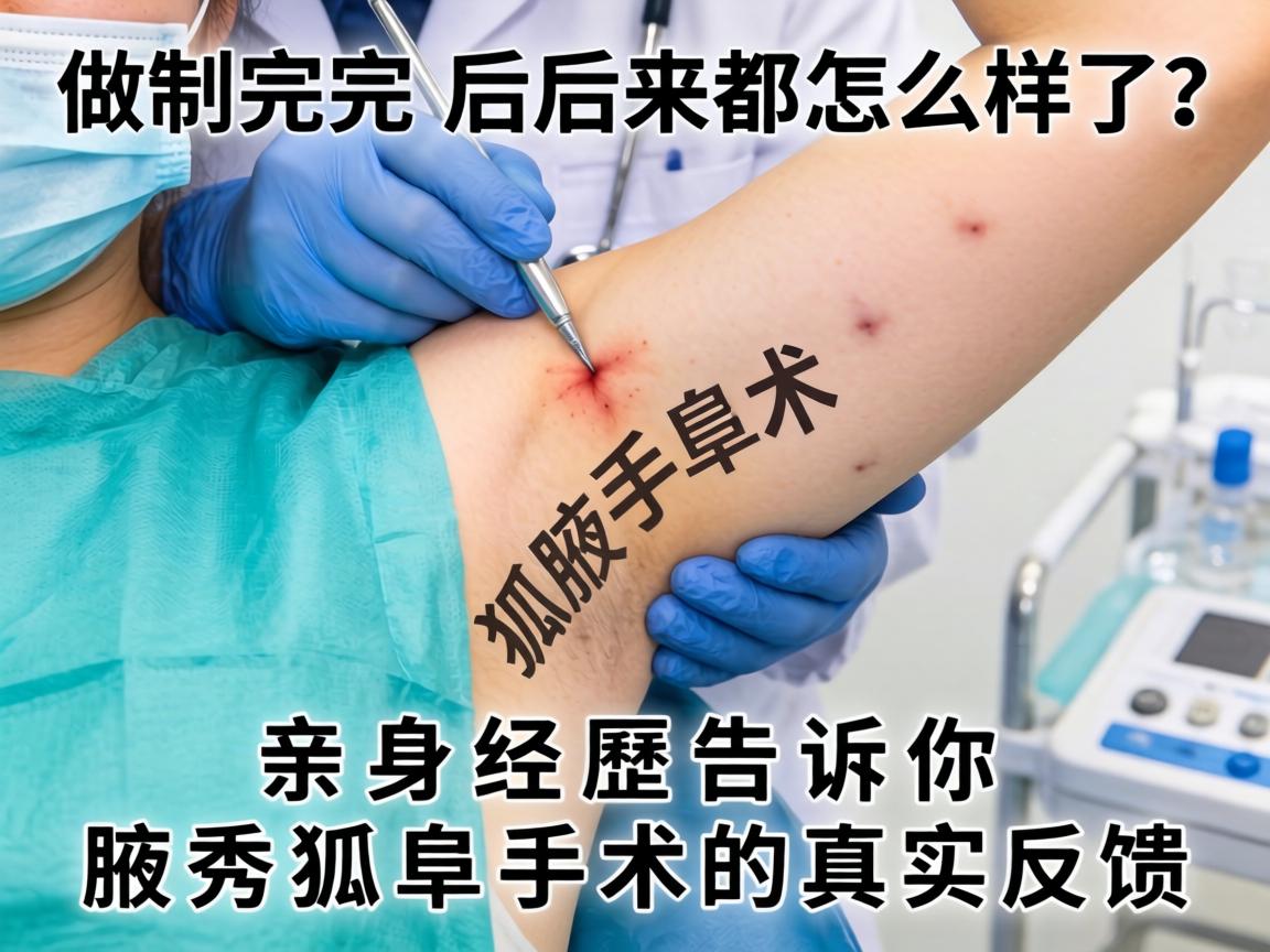 在腋秀做完狐臭手术的人,后来都怎么样了?亲身经历告诉你腋秀狐臭手术的真实反馈 在腋秀做完狐臭手术的人,后来都怎么样了?亲身经历告诉你腋秀狐臭手术的真实反馈