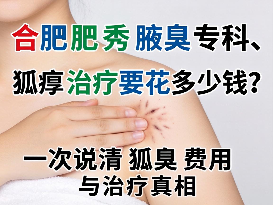 合肥腋秀腋臭专科,狐臭治疗要花多少钱?一次说清狐臭费用与治疗真相 合肥腋秀腋臭专科,狐臭治疗要花多少钱?一次说清狐臭费用与治疗真相