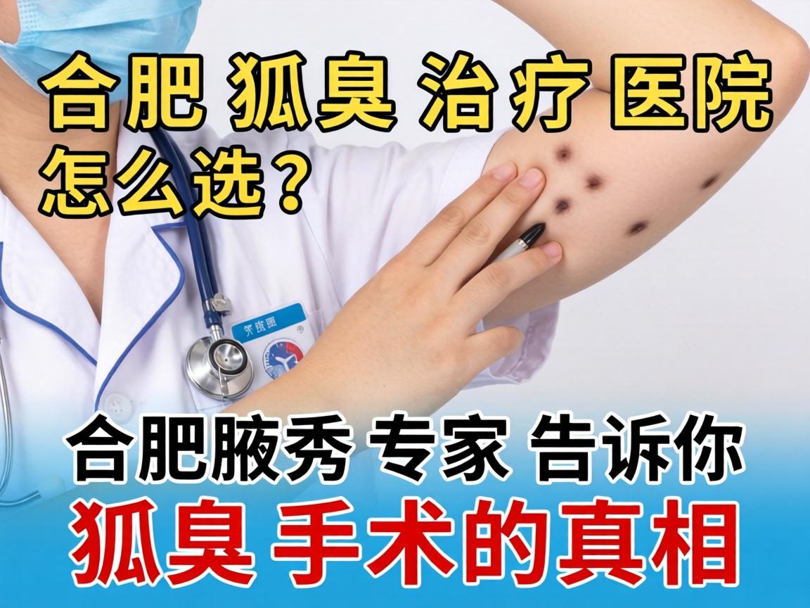 合肥狐臭治疗医院怎么选?合肥腋秀专家告诉你狐臭手术的真相 合肥狐臭治疗医院怎么选?合肥腋秀专家告诉你狐臭手术的真相