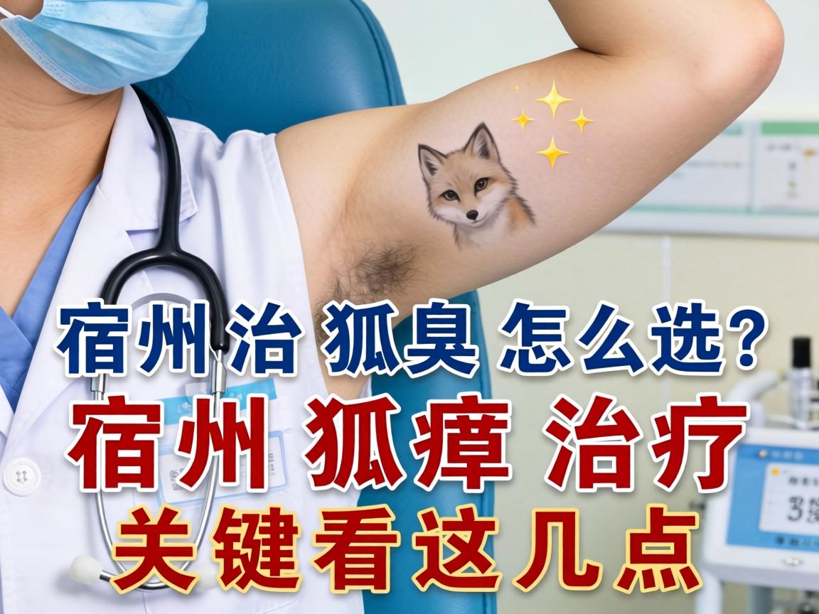 宿州治狐臭医院怎么选?宿州狐臭治疗关键看这几点 宿州治狐臭医院怎么选?宿州狐臭治疗关键看这几点