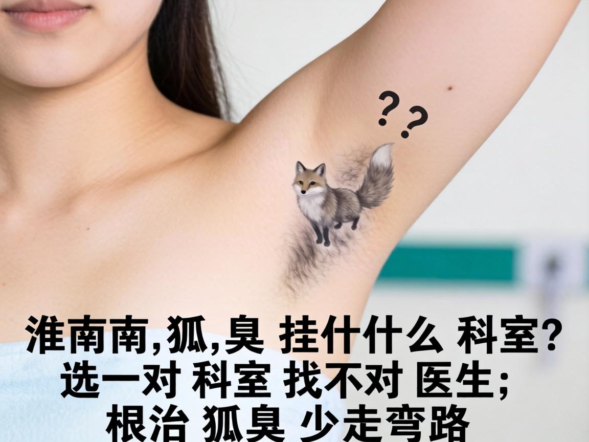 淮南狐臭挂什么科室？选对科室找对医生，根治狐臭少走弯路