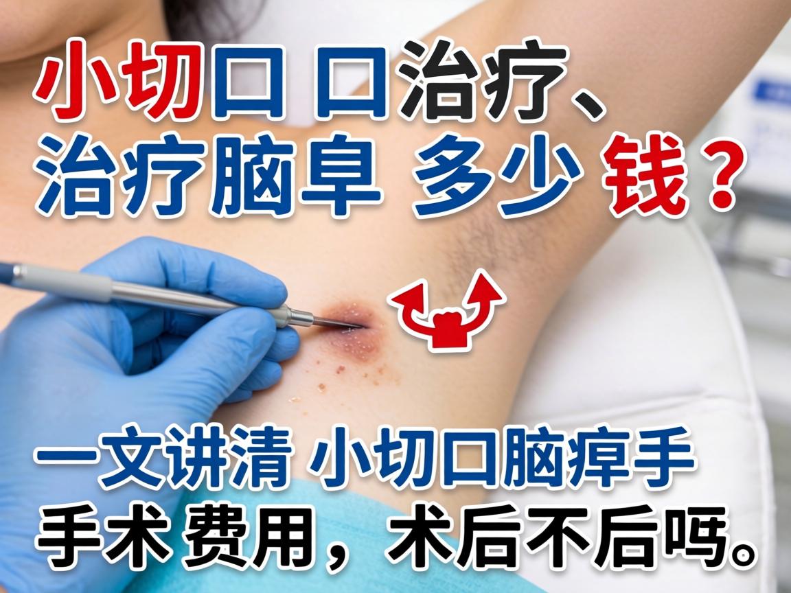 小切口治疗腋臭多少钱？一文讲清小切口腋臭手术费用，术后不后悔