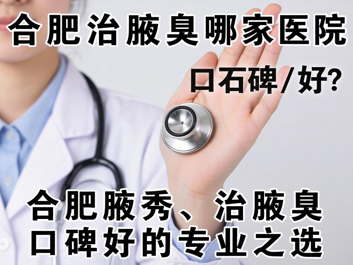 合肥治腋臭哪家医院口碑好？合肥腋秀，治腋臭口碑好的专业之选