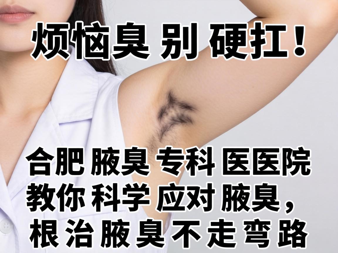 腋臭烦恼别硬扛！合肥腋臭专科医院教你科学应对腋臭，根治腋臭不走弯路