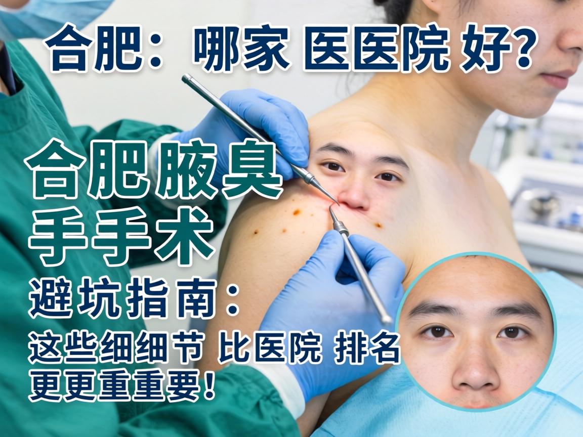合肥腋臭手术哪家医院好?合肥腋臭手术避坑指南,这些细节比医院排名更重要! 合肥腋臭手术哪家医院好?合肥腋臭手术避坑指南,这些细节比医院排名更重要!