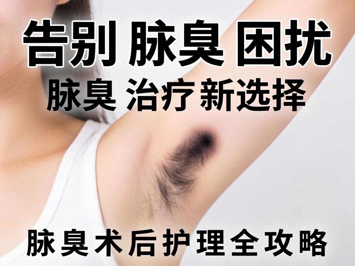 告别腋臭困扰，腋臭治疗新选择，腋臭术后护理全攻略