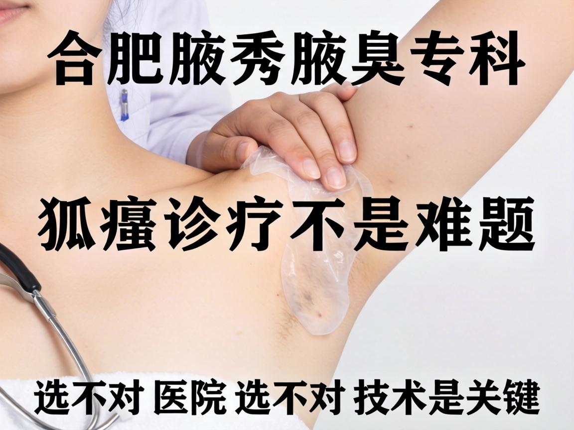 合肥腋秀腋臭专科,狐臭诊疗不是难题,选对医院选对技术是关键 合肥腋秀腋臭专科,狐臭诊疗不是难题,选对医院选对技术是关键