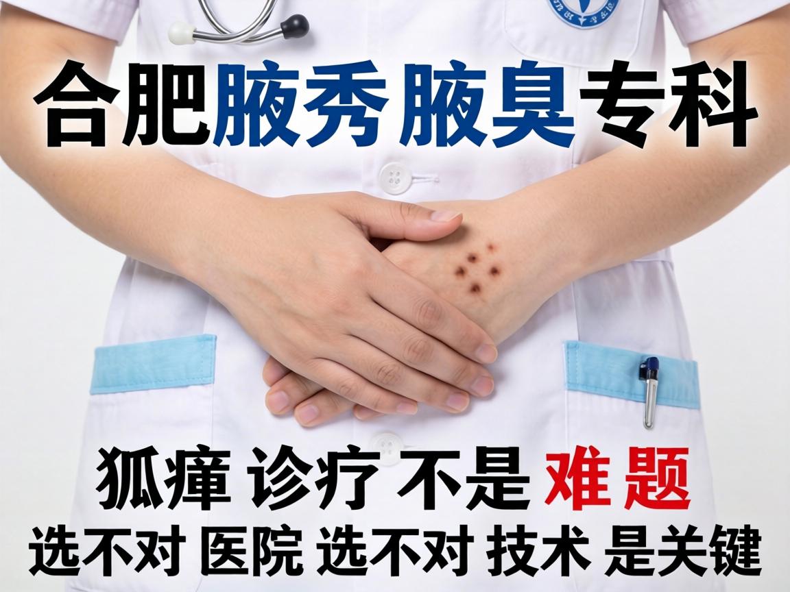合肥腋秀腋臭专科,狐臭诊疗不是难题,选对医院选对技术是关键 合肥腋秀腋臭专科,狐臭诊疗不是难题,选对医院选对技术是关键