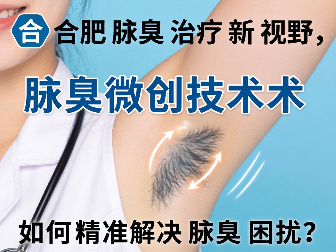 合肥腋臭治疗新视野，腋臭微创技术如何精准解决腋臭困扰？