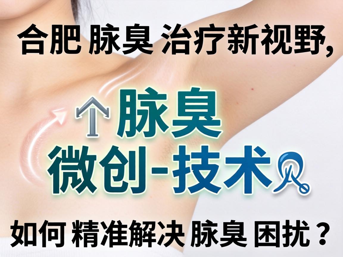 合肥腋臭治疗新视野，腋臭微创技术如何精准解决腋臭困扰？