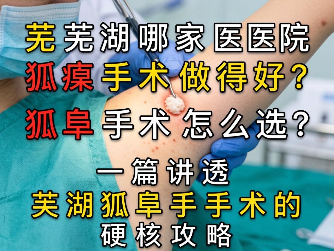 芜湖哪家医院狐臭手术做得好?狐臭手术怎么选?一篇讲透芜湖狐臭手术的硬核攻略 芜湖哪家医院狐臭手术做得好?狐臭手术怎么选?一篇讲透芜湖狐臭手术的硬核攻略