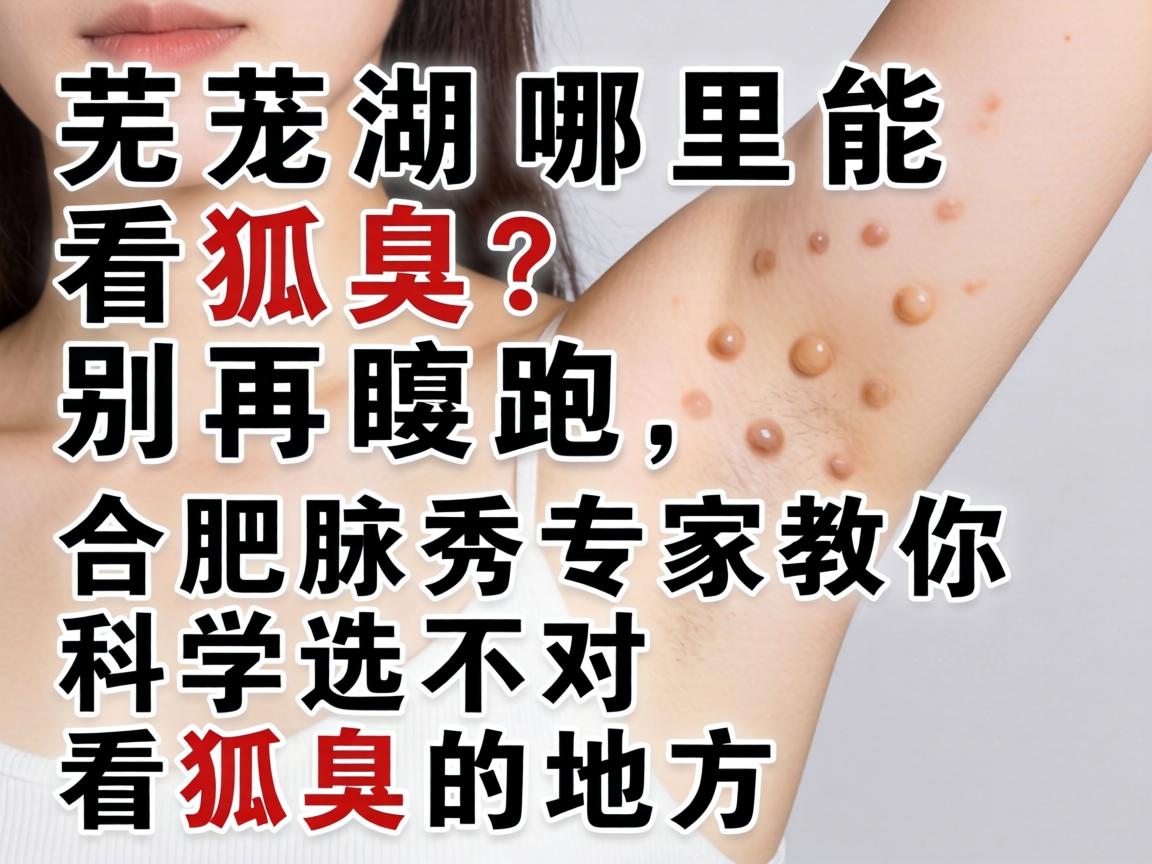 芜湖哪里能看狐臭？别再瞎跑，合肥腋秀专家教你科学选对看狐臭的地方