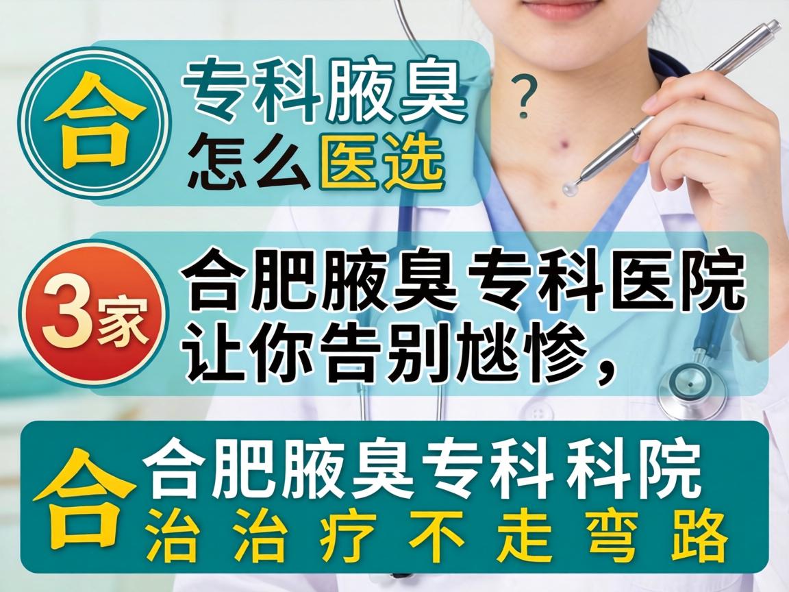 合肥腋臭专科医院怎么选?这3家合肥腋臭专科医院让你告别尴尬,合肥腋臭专科治疗不走弯路 合肥腋臭专科医院怎么选?这3家合肥腋臭专科医院让你告别尴尬,合肥腋臭专科治疗不走弯路