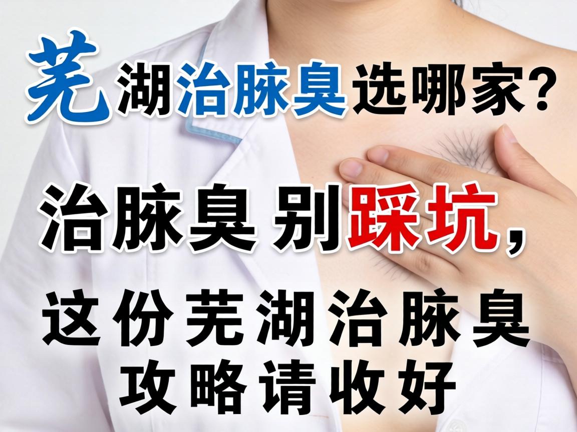 芜湖治腋臭选哪家？治腋臭别踩坑，这份芜湖治腋臭攻略请收好