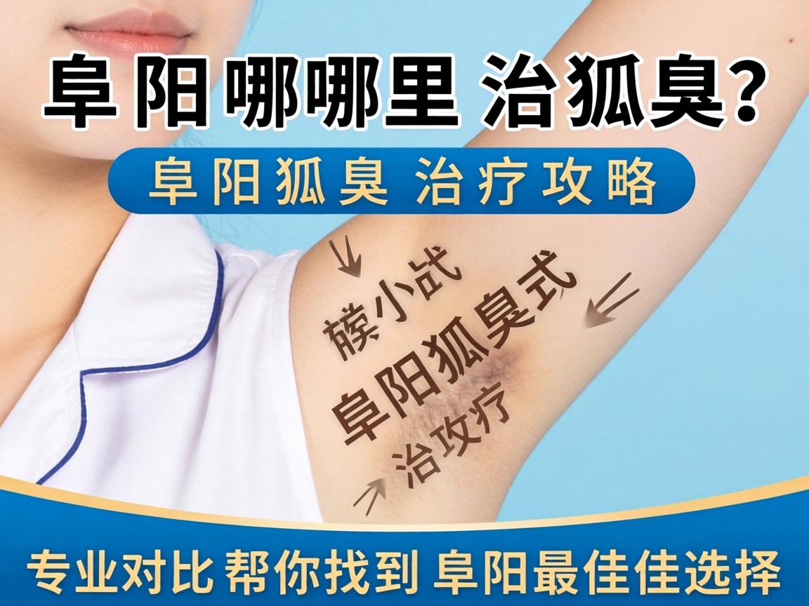 阜阳哪里治狐臭？阜阳狐臭治疗攻略，专业对比帮你找到阜阳最佳选择