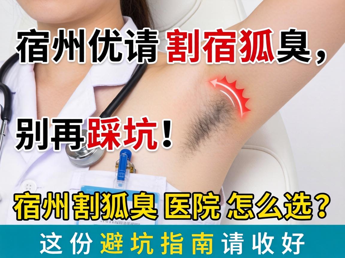 宿州割狐臭,别再踩坑!宿州割狐臭医院怎么选?这份避坑指南请收好 宿州割狐臭,别再踩坑!宿州割狐臭医院怎么选?这份避坑指南请收好