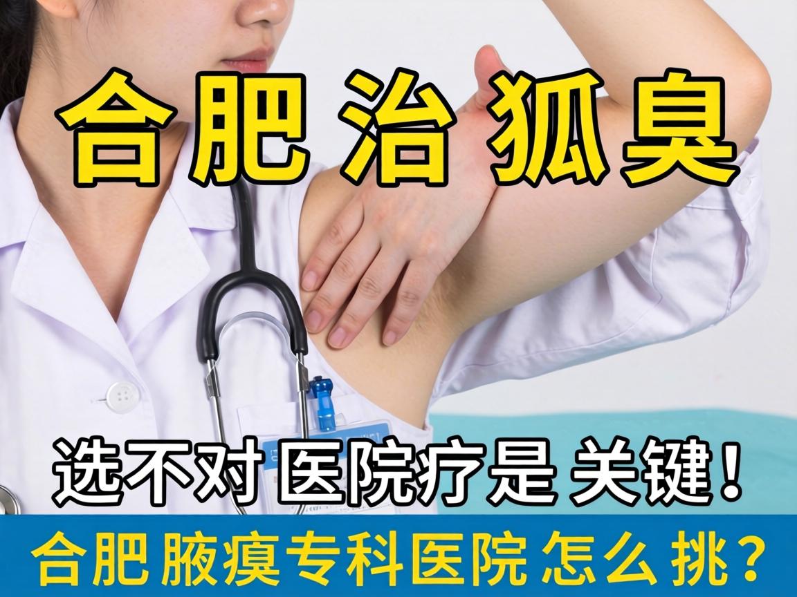 合肥治狐臭,选对医院是关键!合肥腋臭专科医院怎么挑? 合肥治狐臭,选对医院是关键!合肥腋臭专科医院怎么挑?