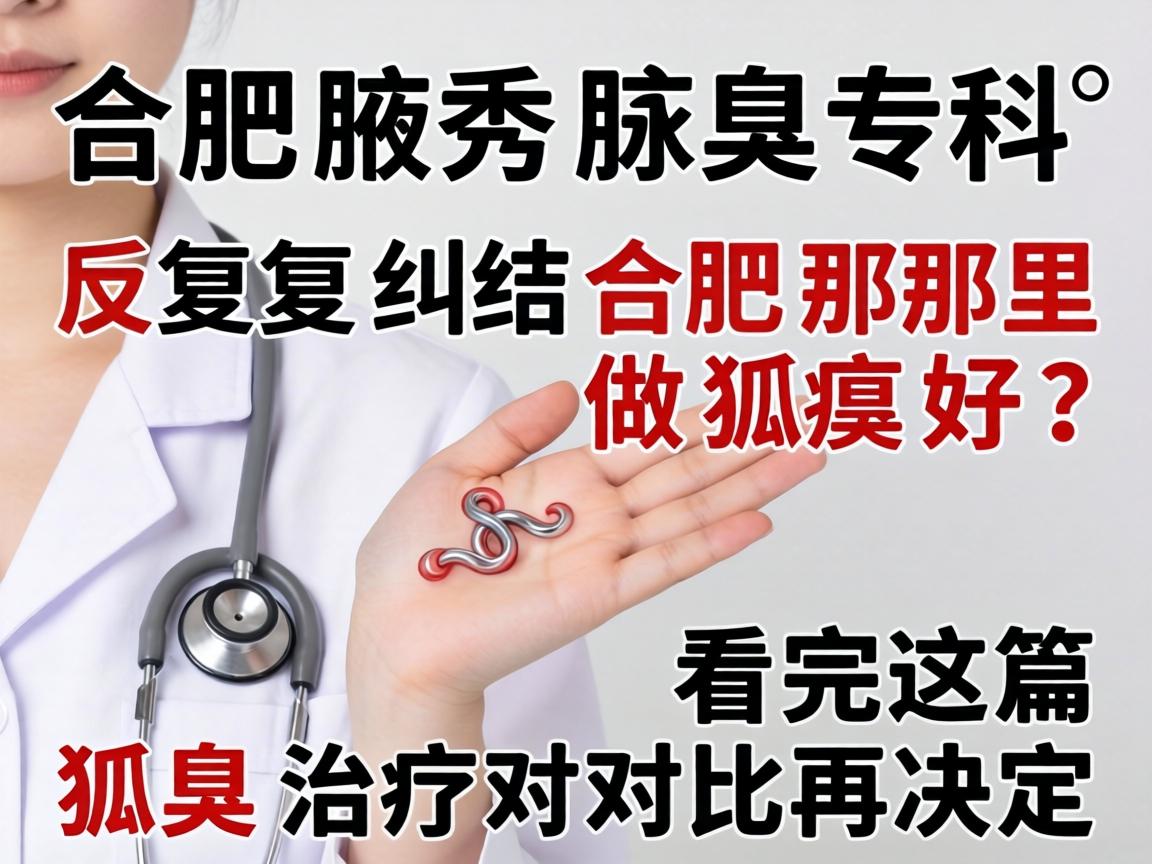 合肥腋秀腋臭专科，反复纠结合肥那里做狐臭好？看完这篇狐臭治疗对比再决定