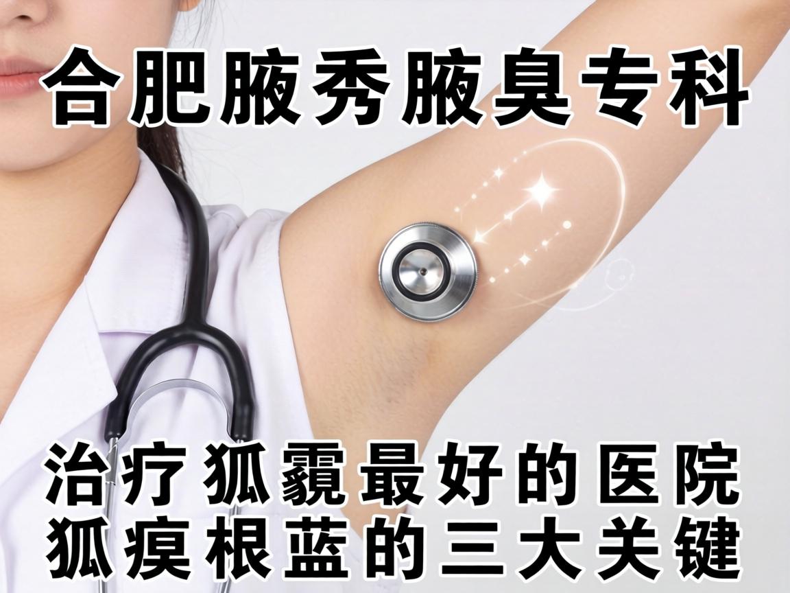合肥腋秀腋臭专科，治疗狐臭最好的医院，狐臭根治的三大关键