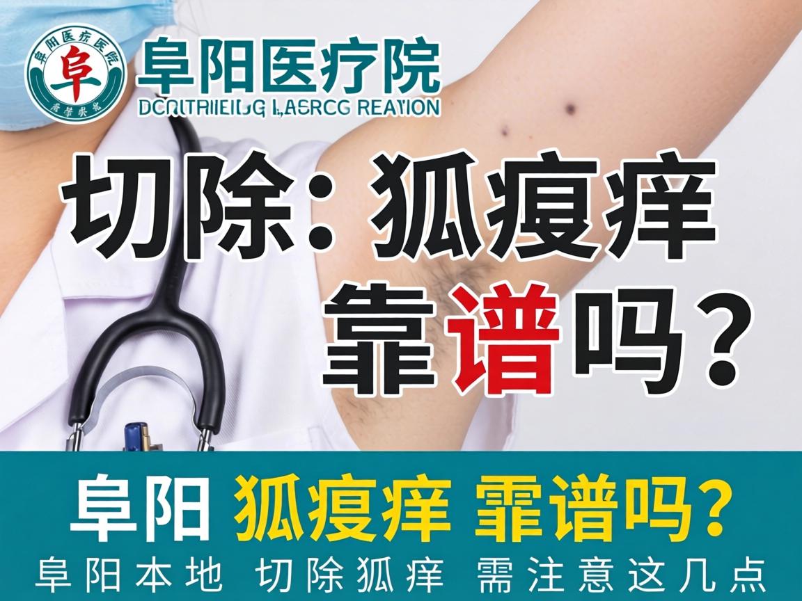 阜阳医院切除狐臭靠谱吗？阜阳本地切除狐臭需注意这几点