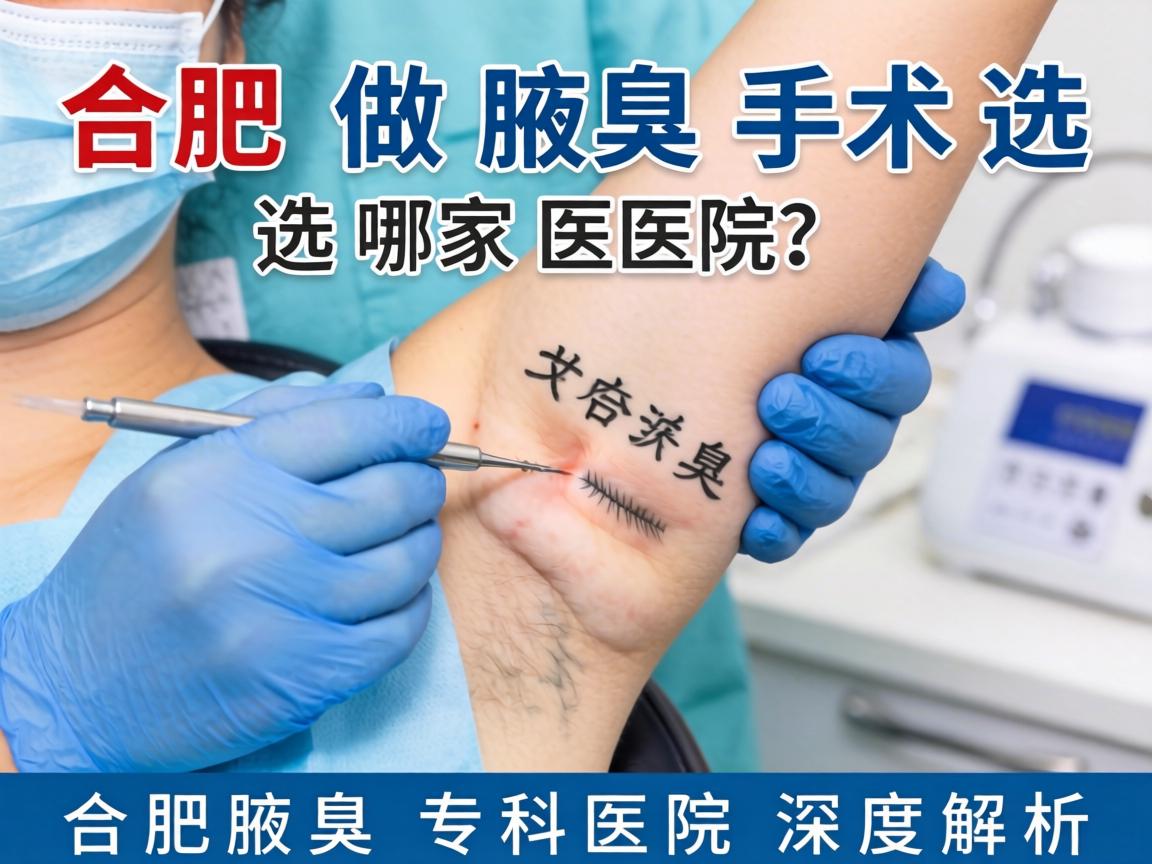 合肥做腋臭手术选哪家医院？合肥腋臭专科医院深度解析