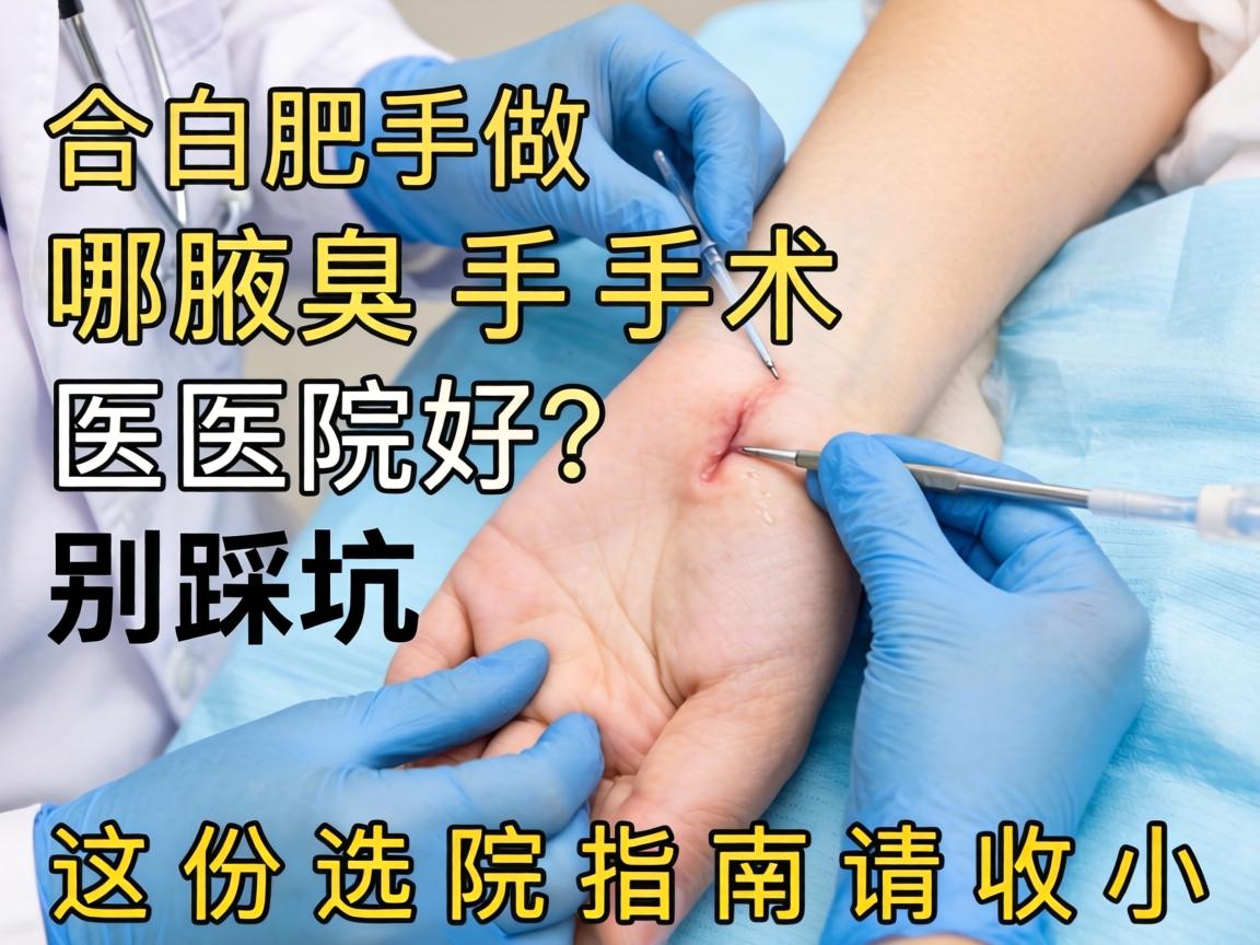 合肥做腋臭手术哪个医院好?别踩坑,这份选院指南请收好 合肥做腋臭手术哪个医院好?别踩坑,这份选院指南请收好